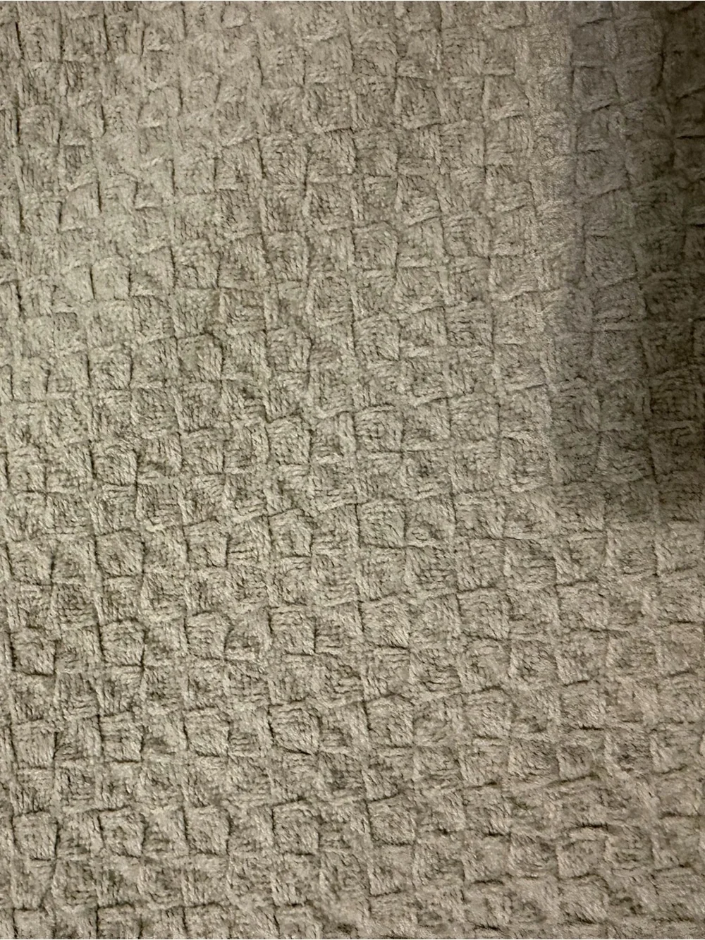 Pottery Barn Diamond cotton blanket light blue queen